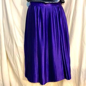 Nasty Gal purple metallic skirt
